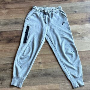 Nike Light Gray Joggers with Black Details